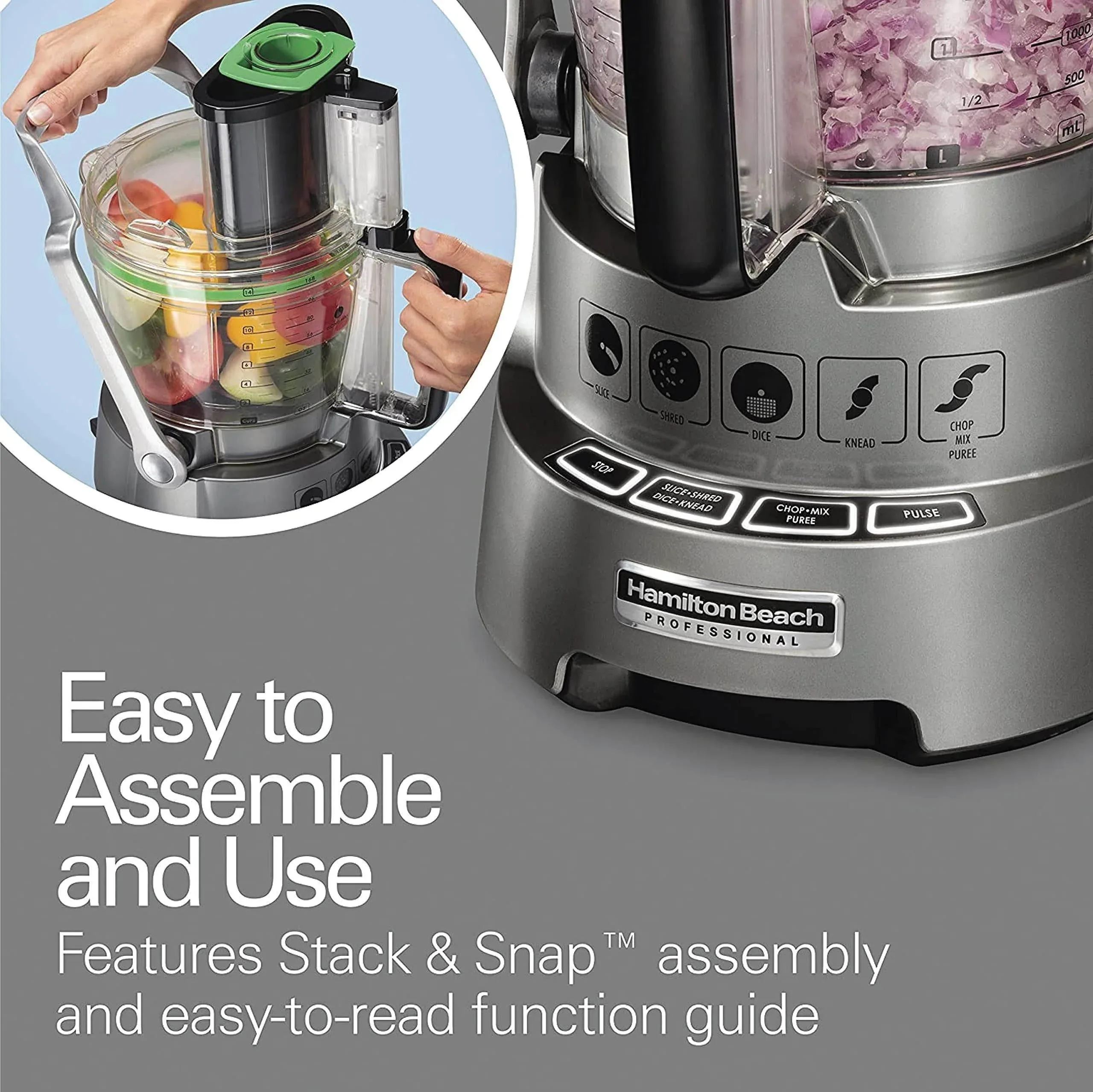 Hamilton Beach Professional 14-Cup Dicing Food Processor - Image 11