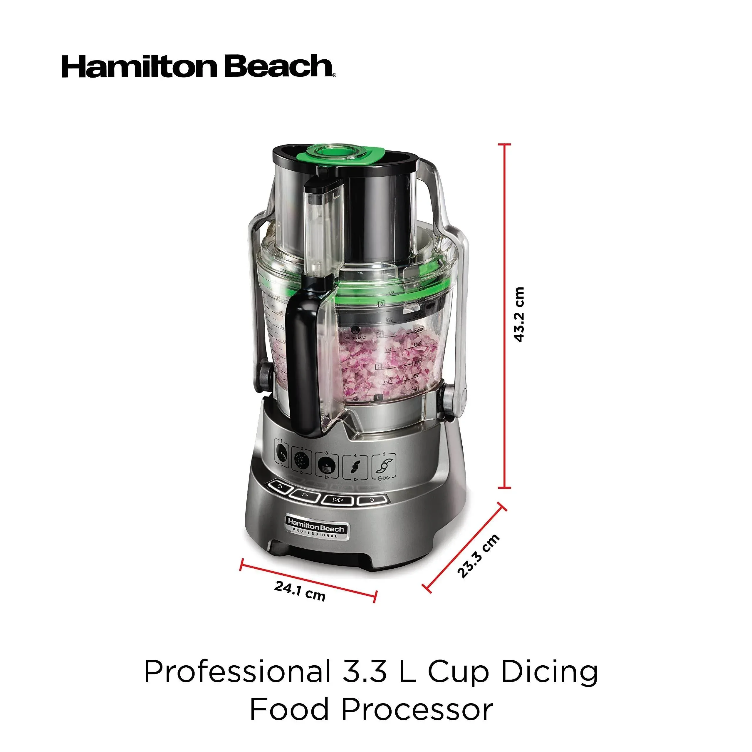 Hamilton Beach Professional 14-Cup Dicing Food Processor - Image 12