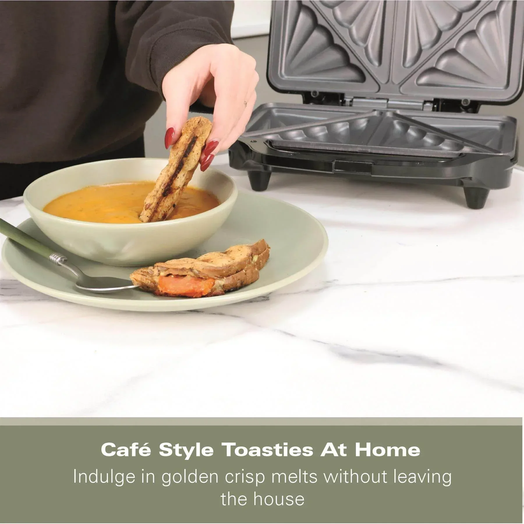 Hamilton Beach 2 Slice Deep Fill Sandwich Toaster - Image 9