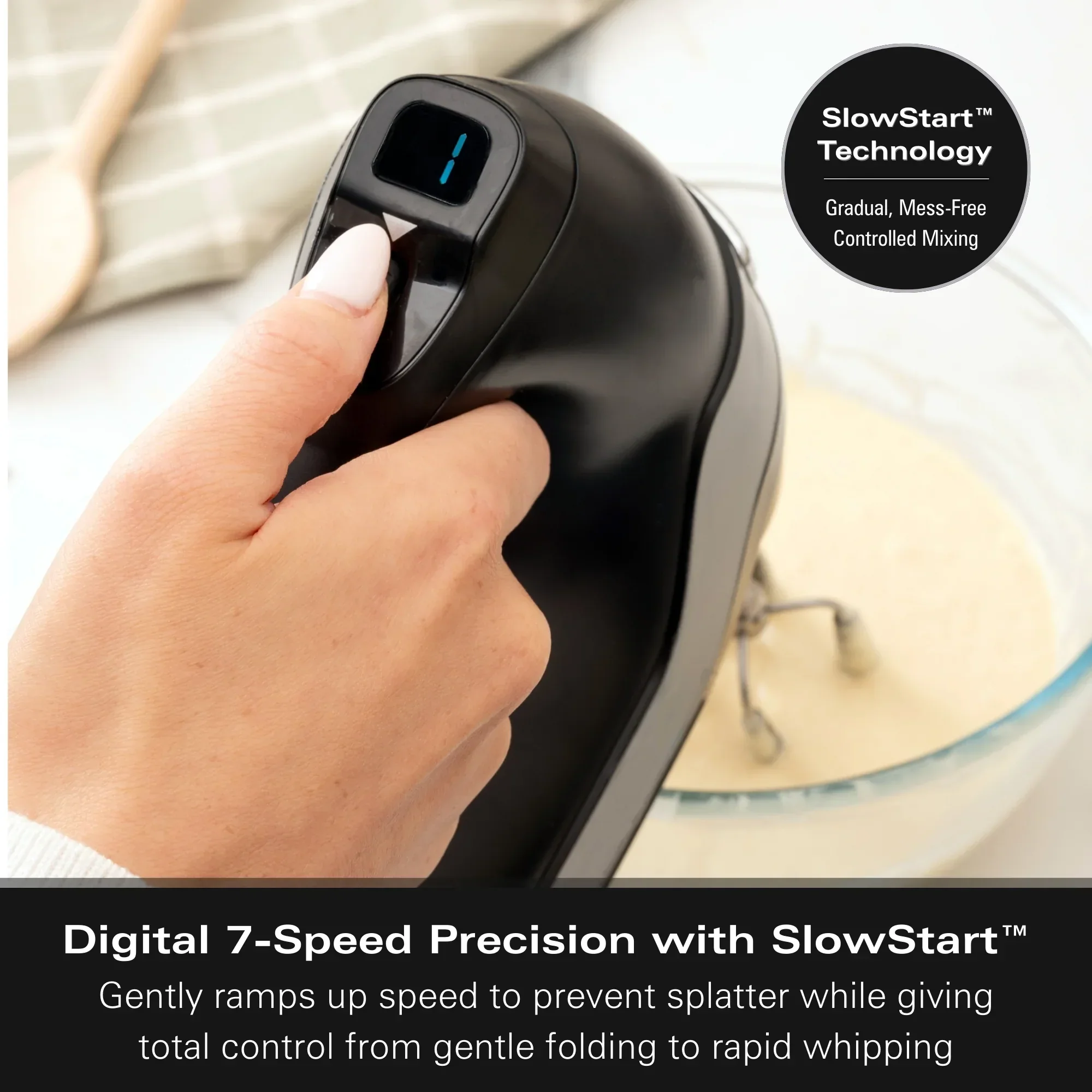 Hamilton Beach Professional 7-Speed Digital Electric Hand Mixer - Image 7