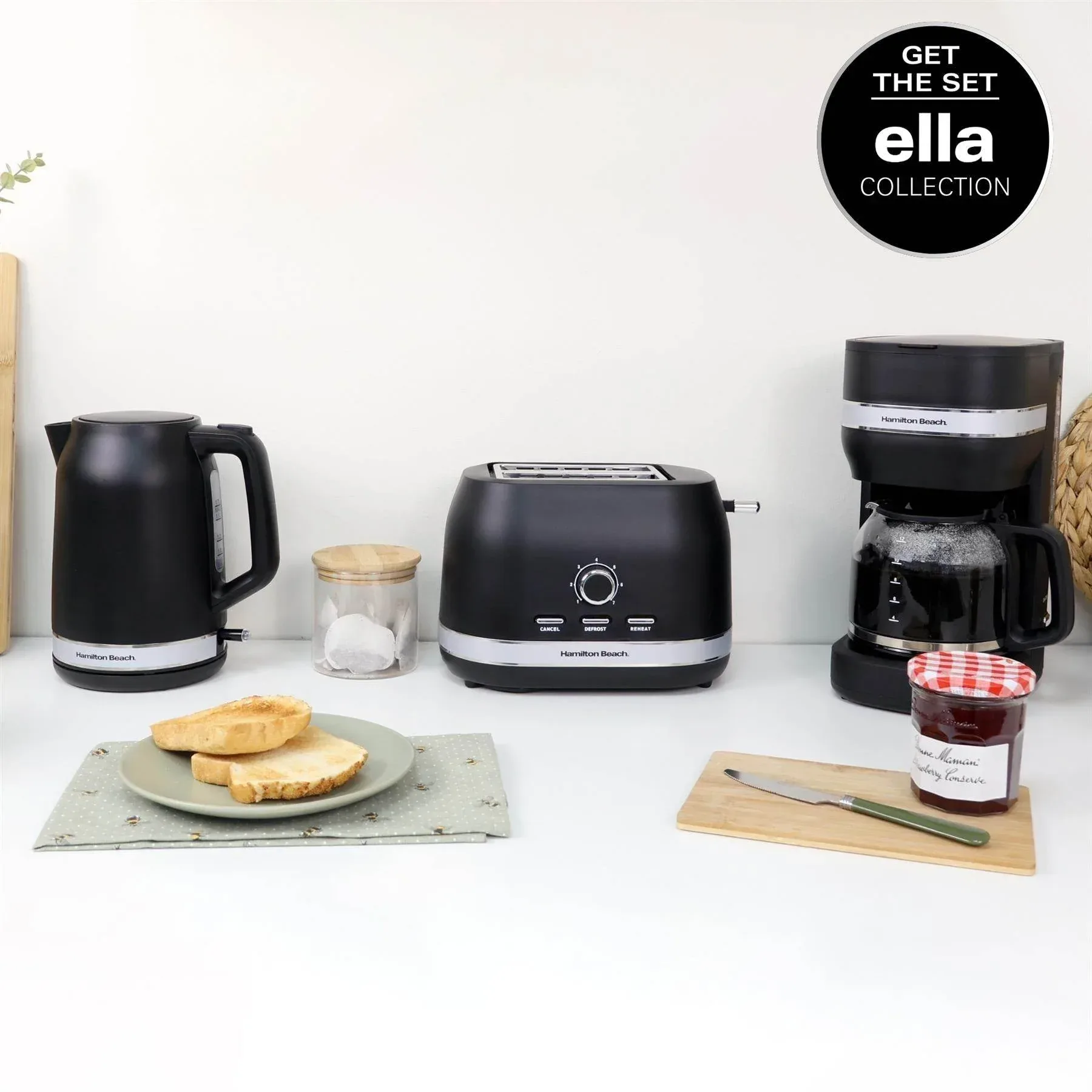 Hamilton Beach Ella 2 Slice Toaster - Matte Black - Image 10