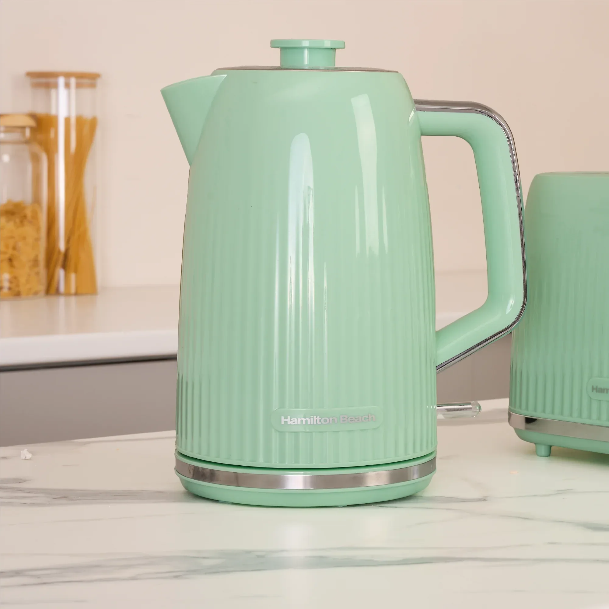 Hamilton Beach Miami Kettle & Toaster Set Mojito Mint - Image 3
