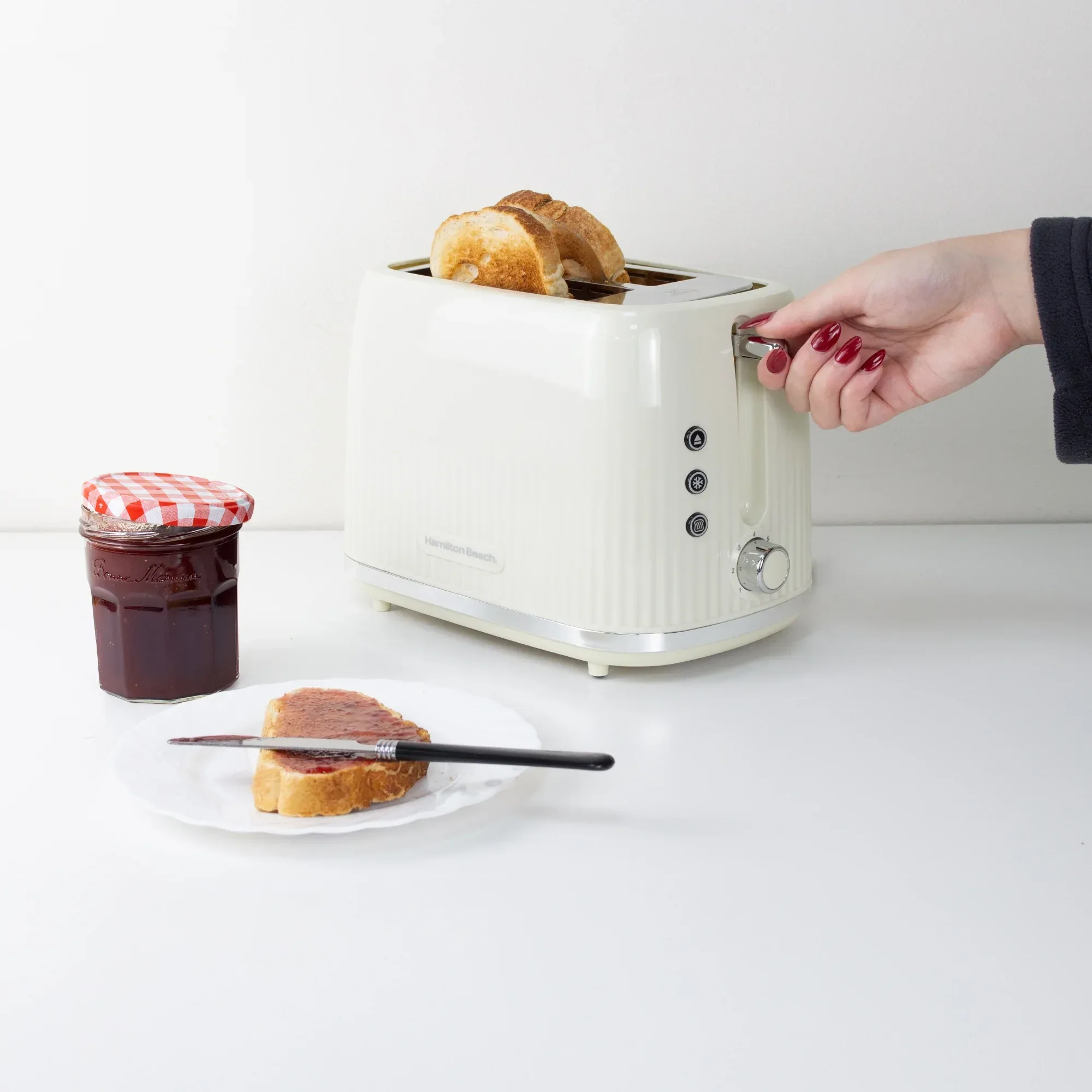 Hamilton Beach Miami Kettle & Toaster Set Sand - Image 4